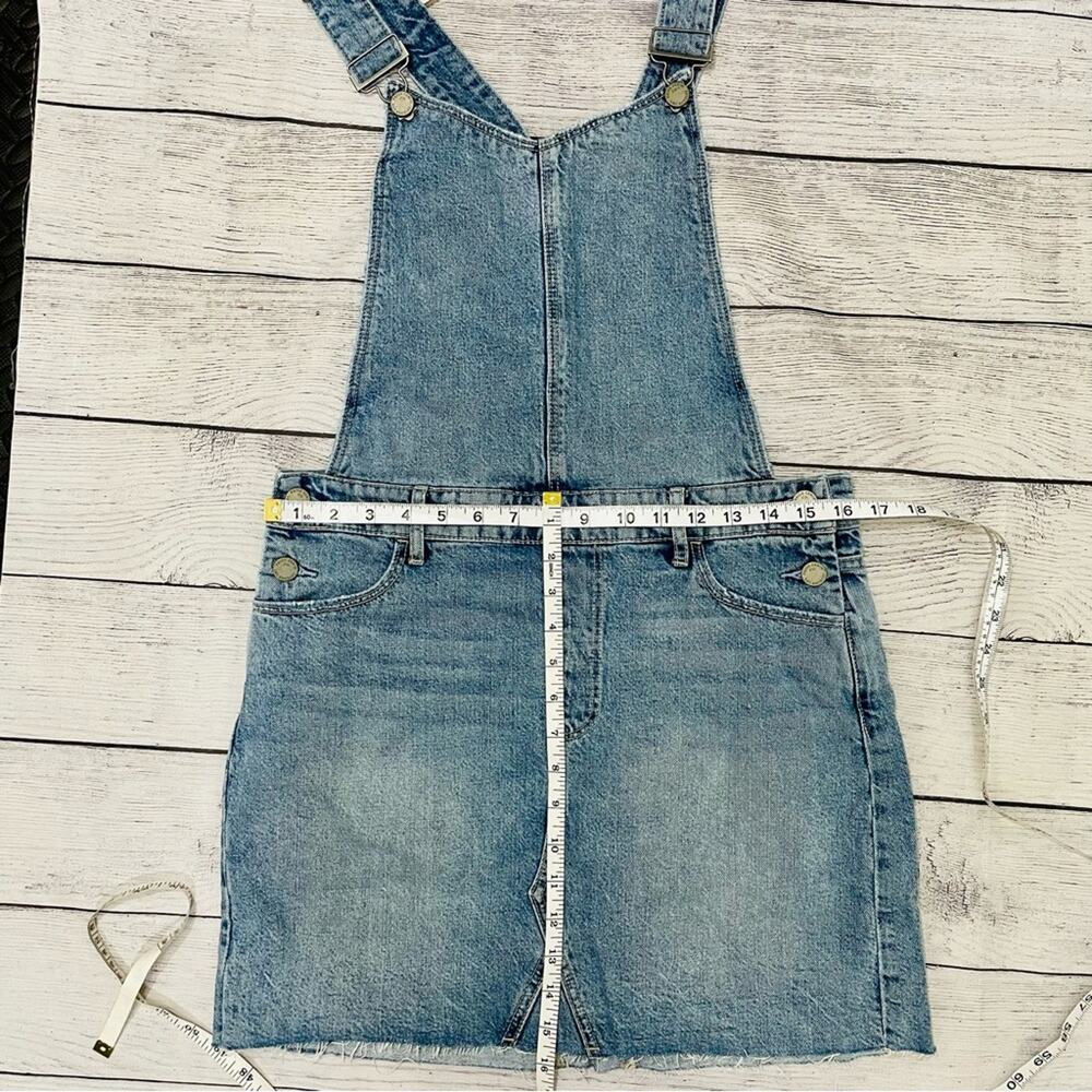 Paige - NWT Overall Denim Mini Dress - Picture 13 of 13